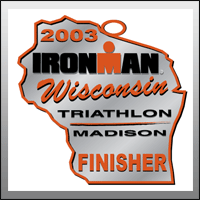 Ironman Wisconsin Finisher Medal